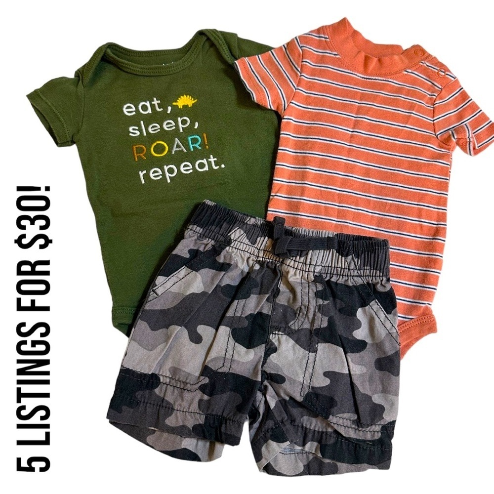 baby boy 3 months outfits set
Size 3 months